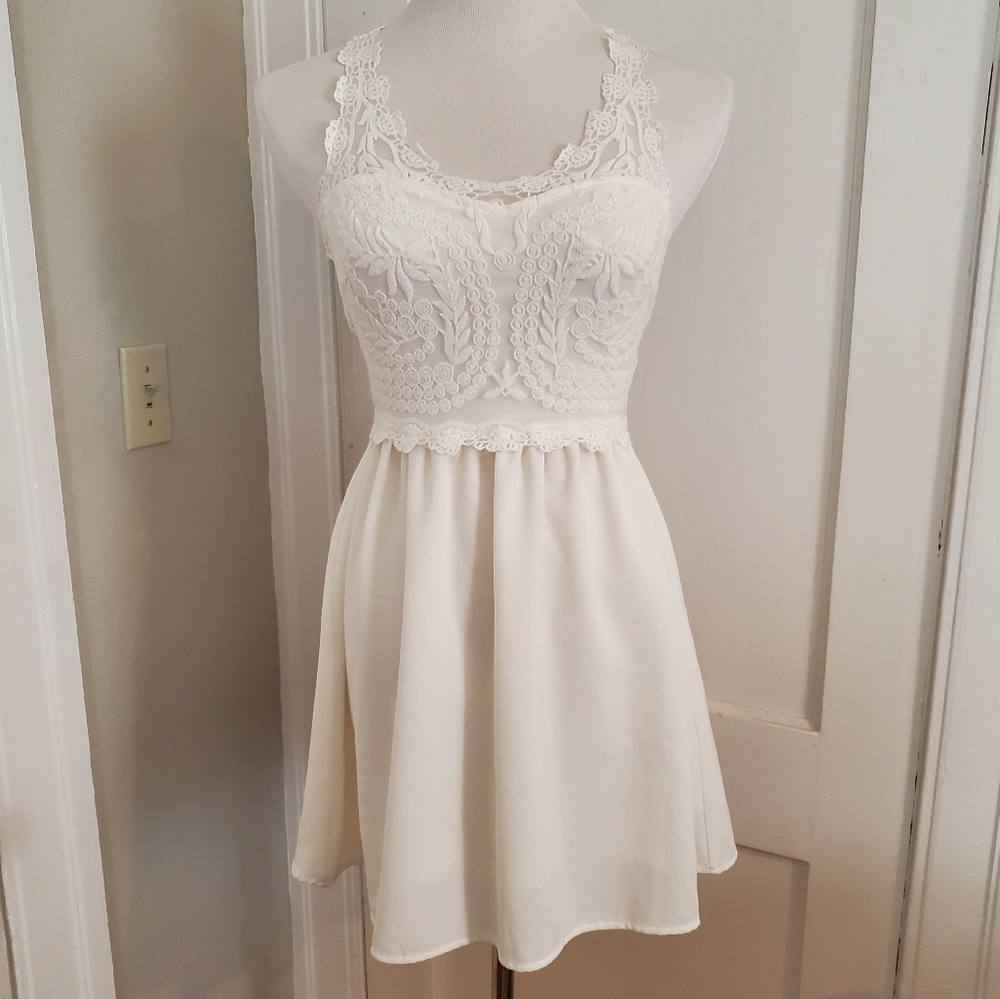 Lace Skater Dress